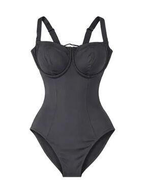 TA3 Lifty One Piece Underwire Swimsuit Black Sz XL Regular/Long Cup HI NWT